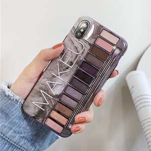 Makeup Eyeshadow Palette phone Case For iphone XS Max XR X XS 6 6s 7 8 plus