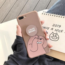 Load image into Gallery viewer, Bare Bears Case for iPhone 6 S 7 8 Plus iPhone X XS Max XR