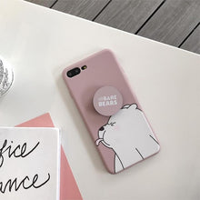 Load image into Gallery viewer, Bare Bears Case for iPhone 6 S 7 8 Plus iPhone X XS Max XR