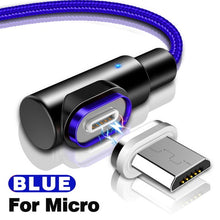 Load image into Gallery viewer, 2M Fast Magnetic Cable Quick Charge Micro USB Charger Type C