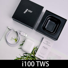 Load image into Gallery viewer, Hisomone i100 TWS PK w1 chip 1:1 real Size Separate use Pop up QI Wireless Charging Wireless Earphones PK i90 i60 i30 i7s tws