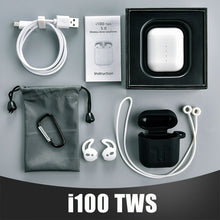 Load image into Gallery viewer, Hisomone i100 TWS PK w1 chip 1:1 real Size Separate use Pop up QI Wireless Charging Wireless Earphones PK i90 i60 i30 i7s tws