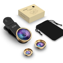 Load image into Gallery viewer, Universal 3 in1 Wide Angle Macro Fisheye Lens