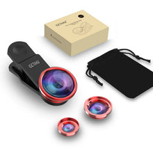 Load image into Gallery viewer, Universal 3 in1 Wide Angle Macro Fisheye Lens