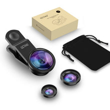 Load image into Gallery viewer, Universal 3 in1 Wide Angle Macro Fisheye Lens