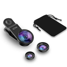 Load image into Gallery viewer, Universal 3 in1 Wide Angle Macro Fisheye Lens