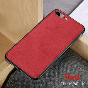 Ultra-thin Canvas Silicon Phone Case For iphone 7 8 6 6s Plus X Xs Max Xr