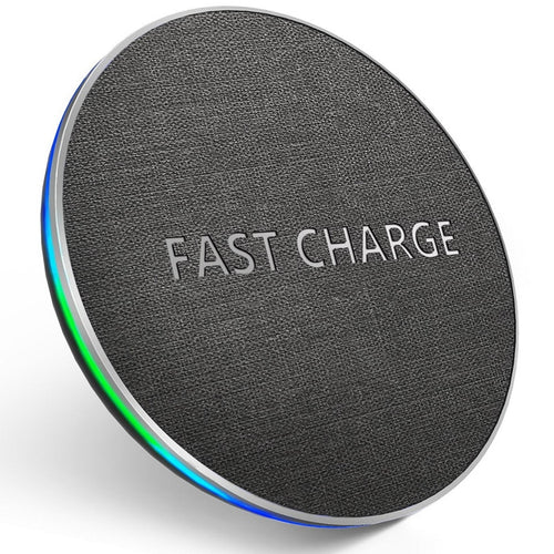 Wireless Charger 10W Fast For iPhone 8 Plus X XS XSMAX Samsung S8