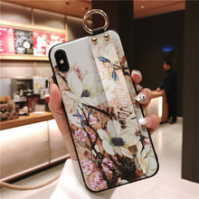 Load image into Gallery viewer, SoCouple Wrist Strap Soft TPU Case For iphone 7 8 6 6s plus iphone X Xs max XR
