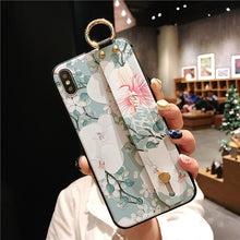 Load image into Gallery viewer, SoCouple Wrist Strap Soft TPU Case For iphone 7 8 6 6s plus iphone X Xs max XR