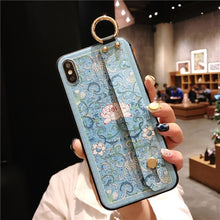 Load image into Gallery viewer, SoCouple Wrist Strap Soft TPU Case For iphone 7 8 6 6s plus iphone X Xs max XR